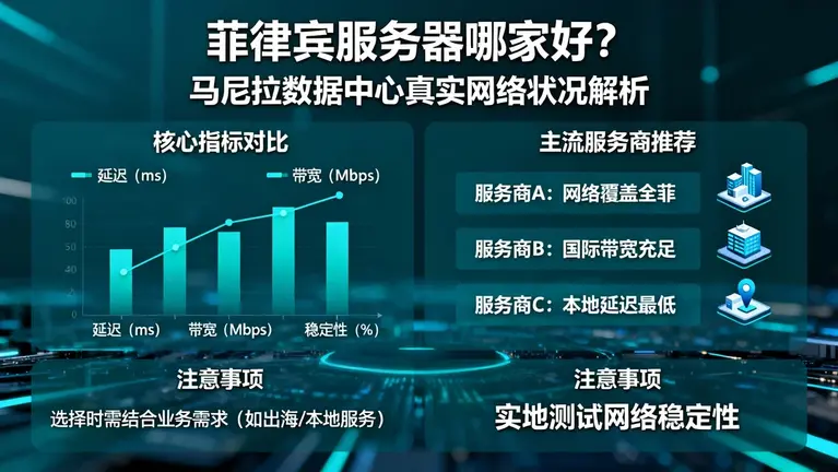 菲律宾服务器哪家好？读懂马尼拉数据中心的真实网络状况