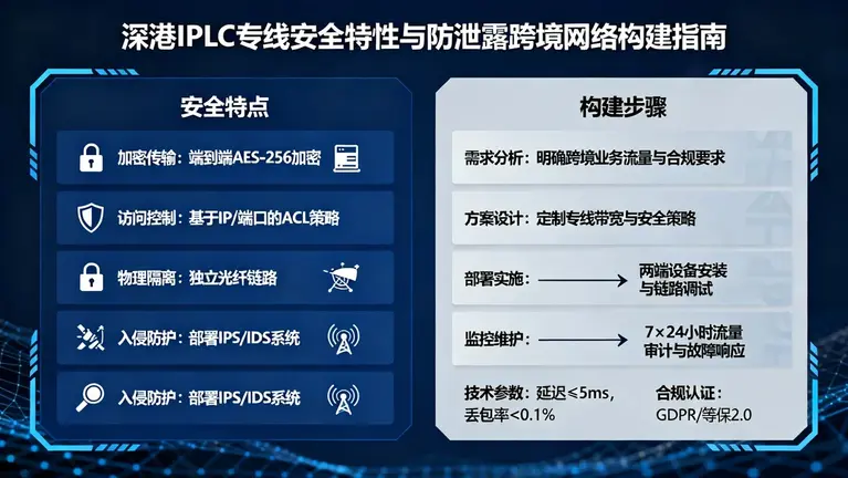 深港IPLC专线安全特性详解：如何构建防泄露的跨境网络？