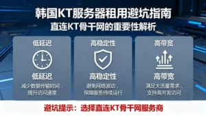 韩国kt服务器租用避坑：为什么直连KT骨干网如此重要