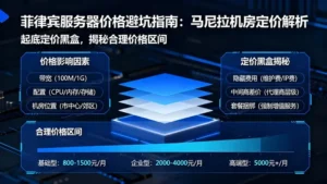 菲律宾服务器多少钱才算不踩坑？起底马尼拉机房定价黑盒