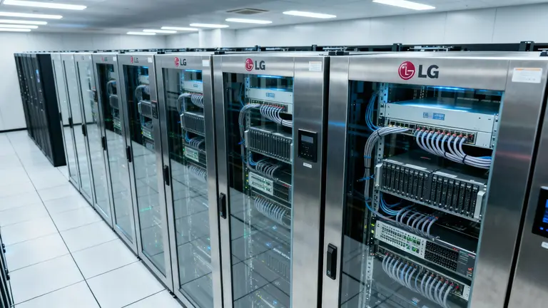 首尔LG机房的高规格机柜和硬件设施