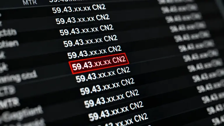 台湾CN2线路MTR路由追踪截图