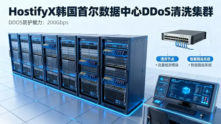 HostifyX韩国首尔数据中心DDoS清洗集群