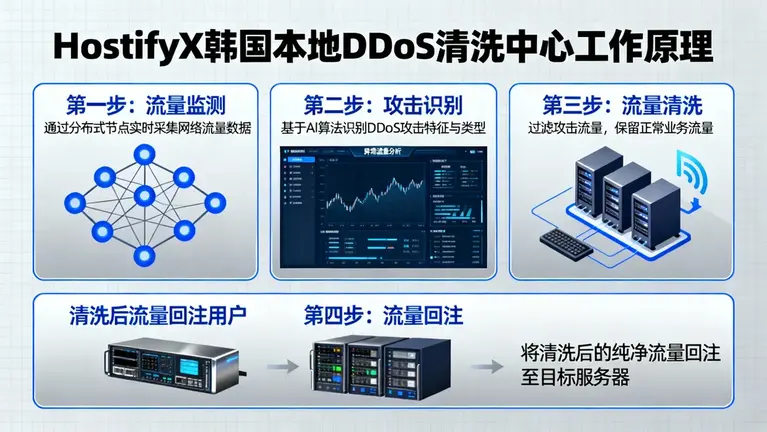 韩国本地DDoS清洗中心工作原理