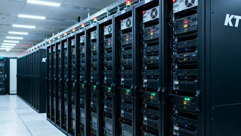 韩国首尔KT数据中心物理服务器机架
