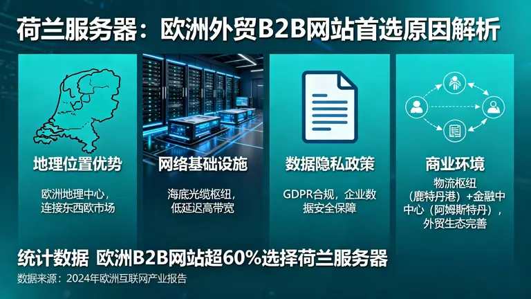 荷兰服务器为什么是欧洲外贸B2B网站的首选？