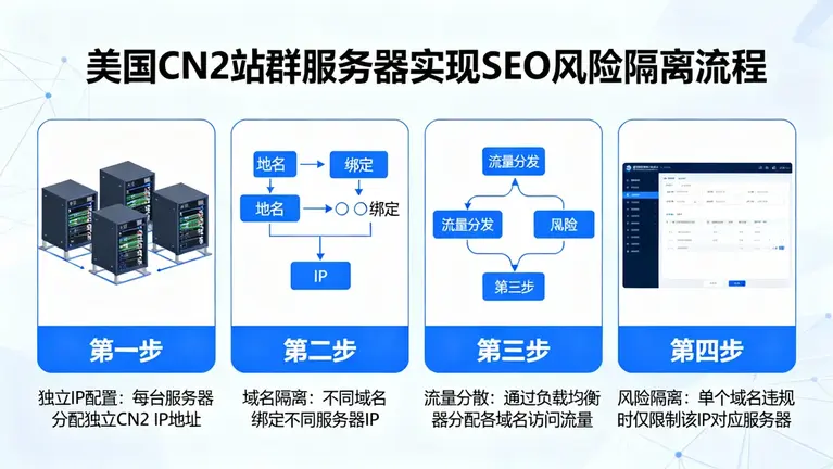 美国cn2站群服务器如何帮你实现SEO风险隔离？