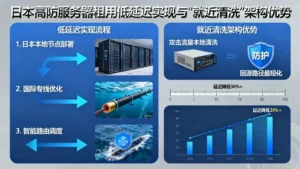 日本高防服务器租用如何实现低延迟?“就近清洗”的架构优势