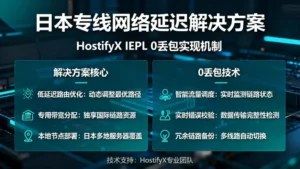 日本专线网络延迟解决方案， IEPL如何做到0丢包？