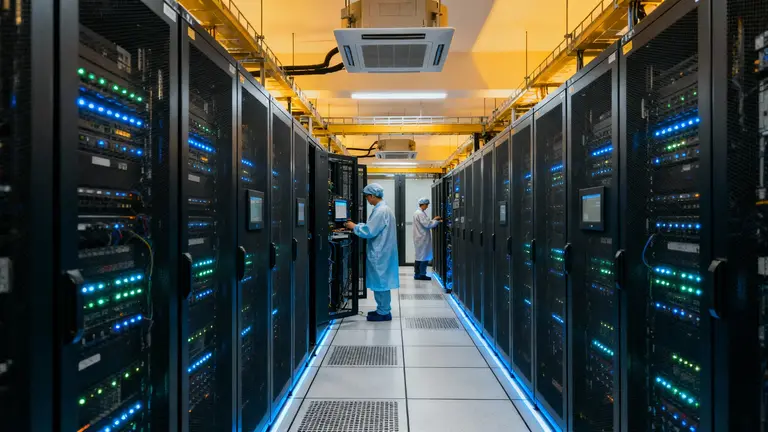 台湾数据中心内部实景