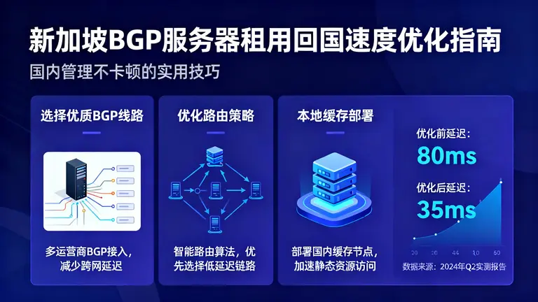 新加坡BGP服务器租用回国速度优化：让国内管理不再卡顿的技巧