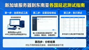 新加坡服务器租用后，如何测试到东南亚各国的真实延迟？