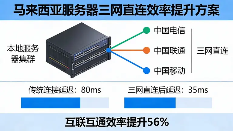 马来西亚服务器三网直连提升互联互通效率