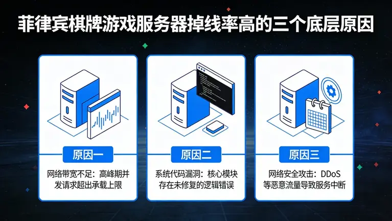 菲律宾棋牌游戏服务器掉线率高？这三个底层原因你必须知道