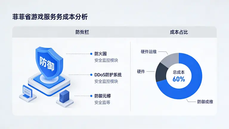 菲律宾棋牌游戏服务器的成本大头在防御