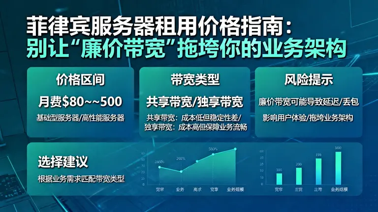 菲律宾服务器租用价格指南：别让“廉价带宽”拖垮你的业务架构