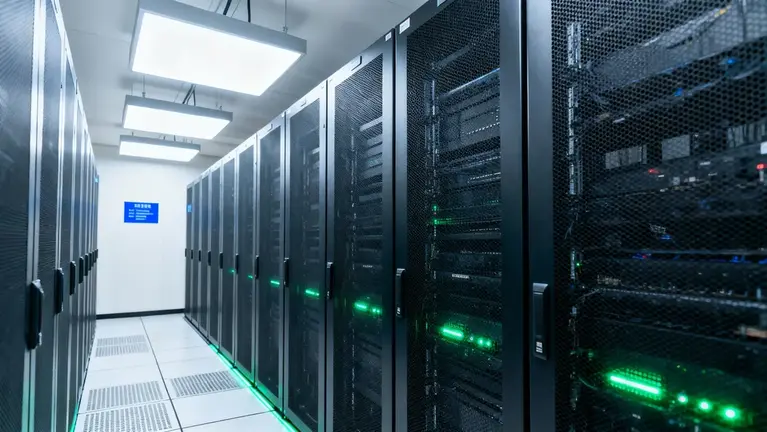 韩国数据中心内部实景