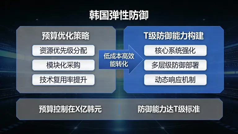 韩国弹性防御”架构，用最少的预算构建T级防御能力