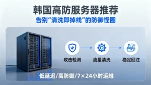 韩国高防服务器推荐：告别“清洗即掉线”的防御怪圈