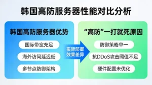 韩国高防服务器怎么样？为什么你的“高防”一打就死？