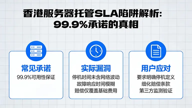香港服务器托管的SLA陷阱：99.9%的承诺真的靠谱吗？
