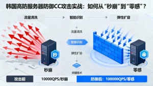 韩国高防服务器防御CC攻击实战：如何从“秒崩”到“零感”？