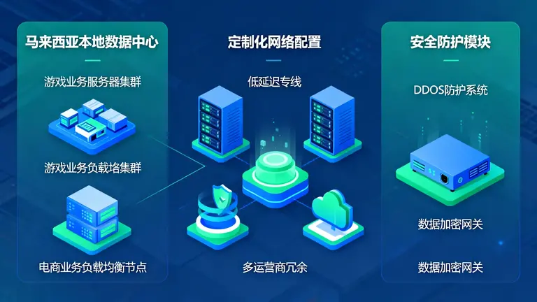 马来西亚服务器针对游戏与电商业务的定制化架构
