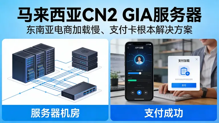 马来西亚CN2 GIA服务器是解决东南亚电商“加载慢、支付卡”的根本方案