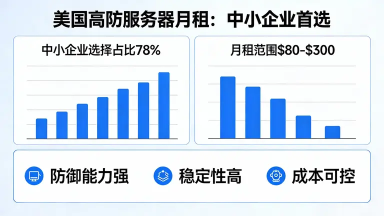 美国高防服务器月租是很多中小企业的首选