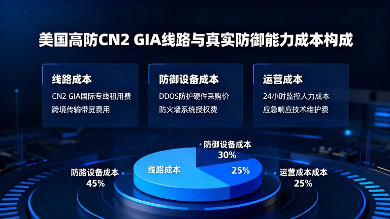 美国高防CN2 GIA线路与真实防御能力的成本构成