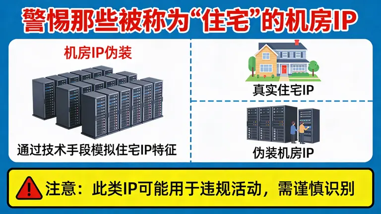 警惕那些被称为“住宅”的机房IP