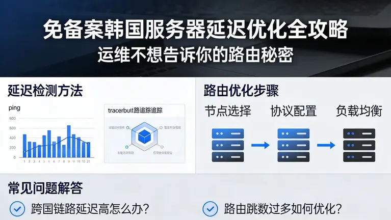 免备案韩国服务器延迟优化全攻略：运维不想告诉你的路由秘密