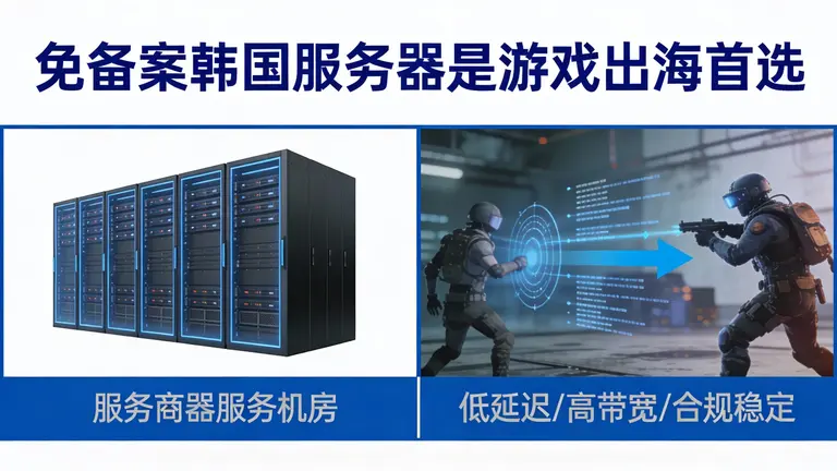 免备案韩国服务器是游戏出海首选