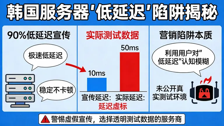 市面上90%的“低延迟”韩国服务器都是营销陷阱