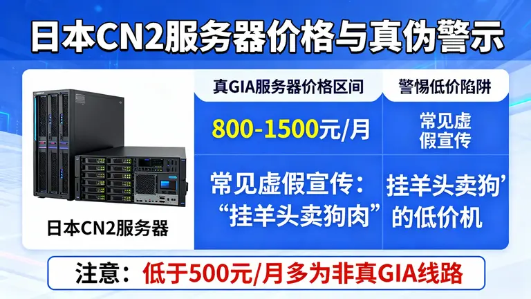 日本cn2服务器多少钱能买到真GIA？警惕那些“挂羊头卖狗肉”的低价机