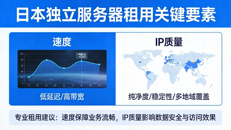 日本独立服务器租用不仅要看速度，更要看IP质量