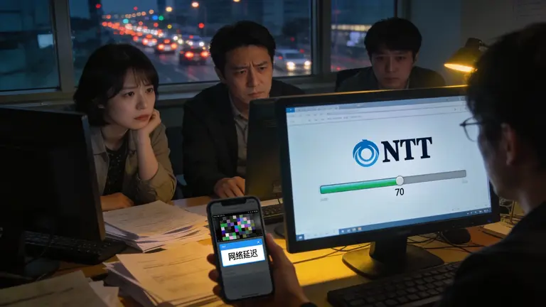 廉价NTT线路在晚高峰的糟糕表现