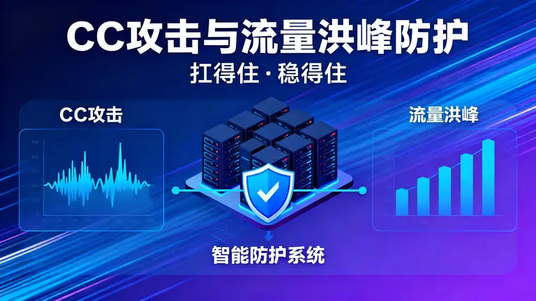 面对CC攻击和流量洪峰，不仅要扛得住，更要稳得住
