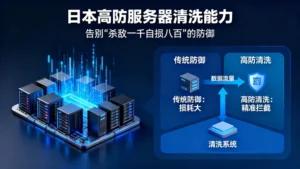 日本高防服务器清洗能力：告别“杀敌一千自损八百”的防御
