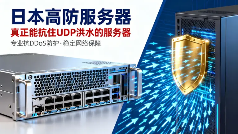 日本高防真正能抗住UDP洪水的服务器