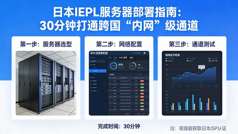 日本IEPL服务器部署指南：30分钟打通跨国“内网”级通道
