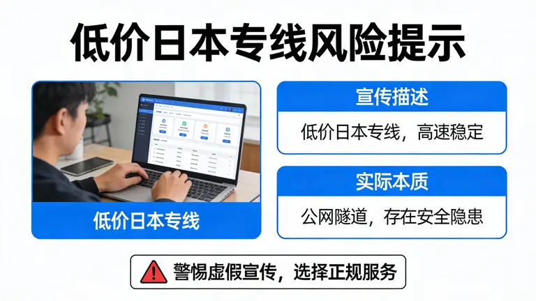 低价日本专线其实是公网隧道