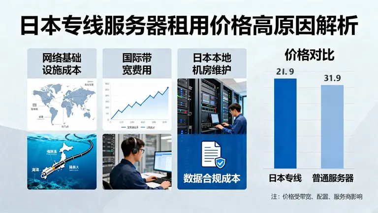 日本专线服务器租用价格贵在哪？