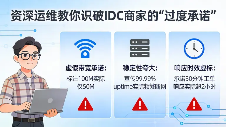 资深运维教你识破IDC商家的“过度承诺”