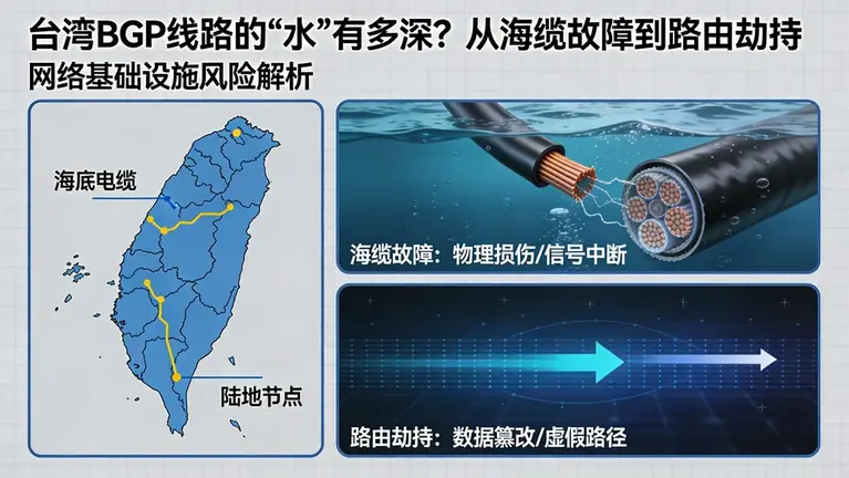 台湾BGP线路的“水”有多深？从海缆故障到路由劫持