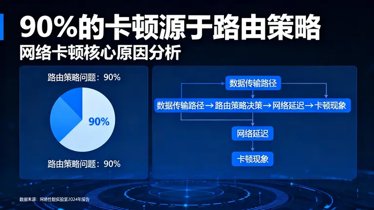90%的卡顿源于路由策略