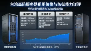 台湾高防服务器租用多少钱能抗住攻击？从单机防御到流量清洗详评