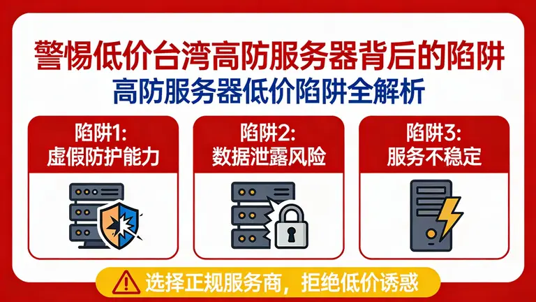 警惕低价台湾高防服务器背后的陷阱