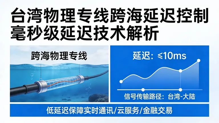 台湾专线服务器是解决大陆用户访问台服卡顿的有效方案