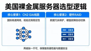 美国裸金属服务器选型逻辑：CN2 GIA线路与硬件RAID缺一不可